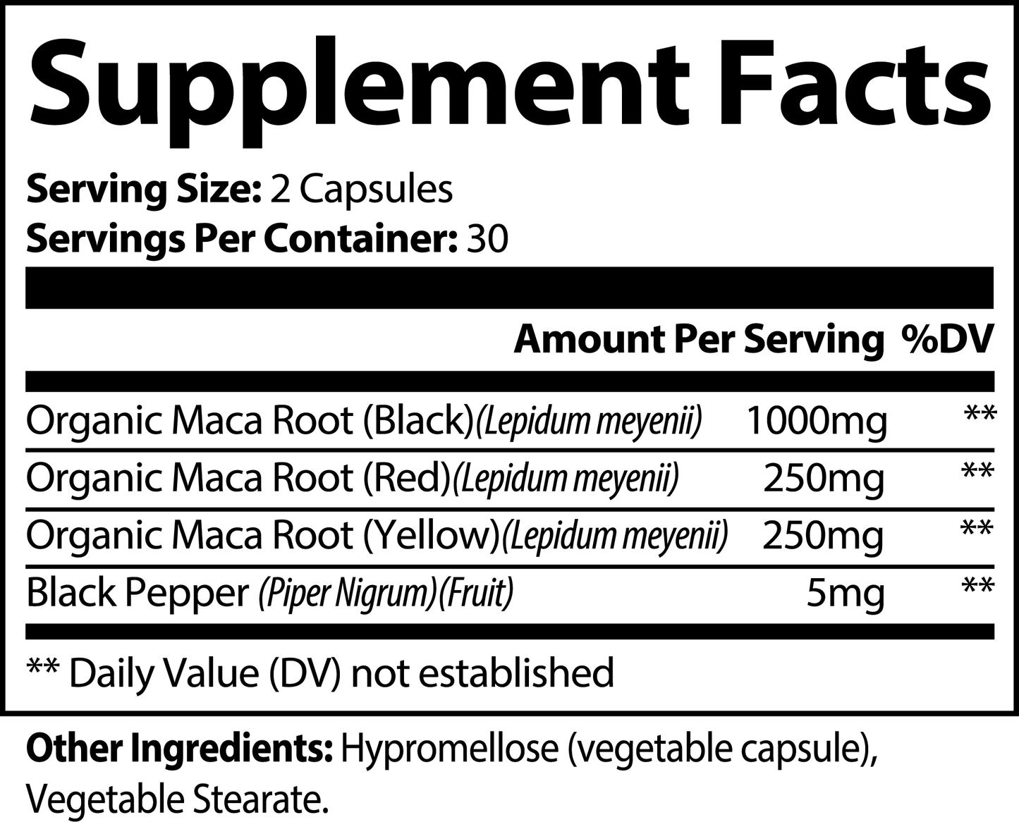 NutrixPro Black Maca
