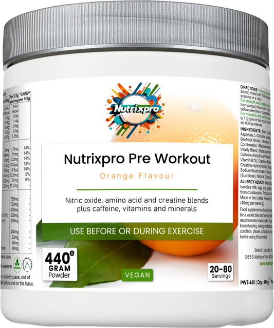 Nutrixpro Pre Workout supplement