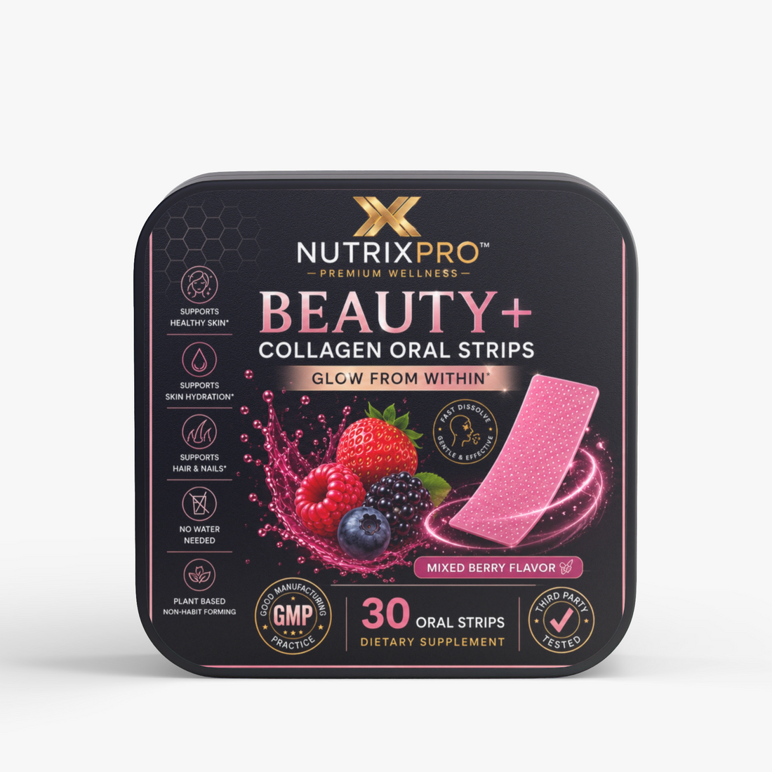 NutrixPro Beauty+Collagen oral strips