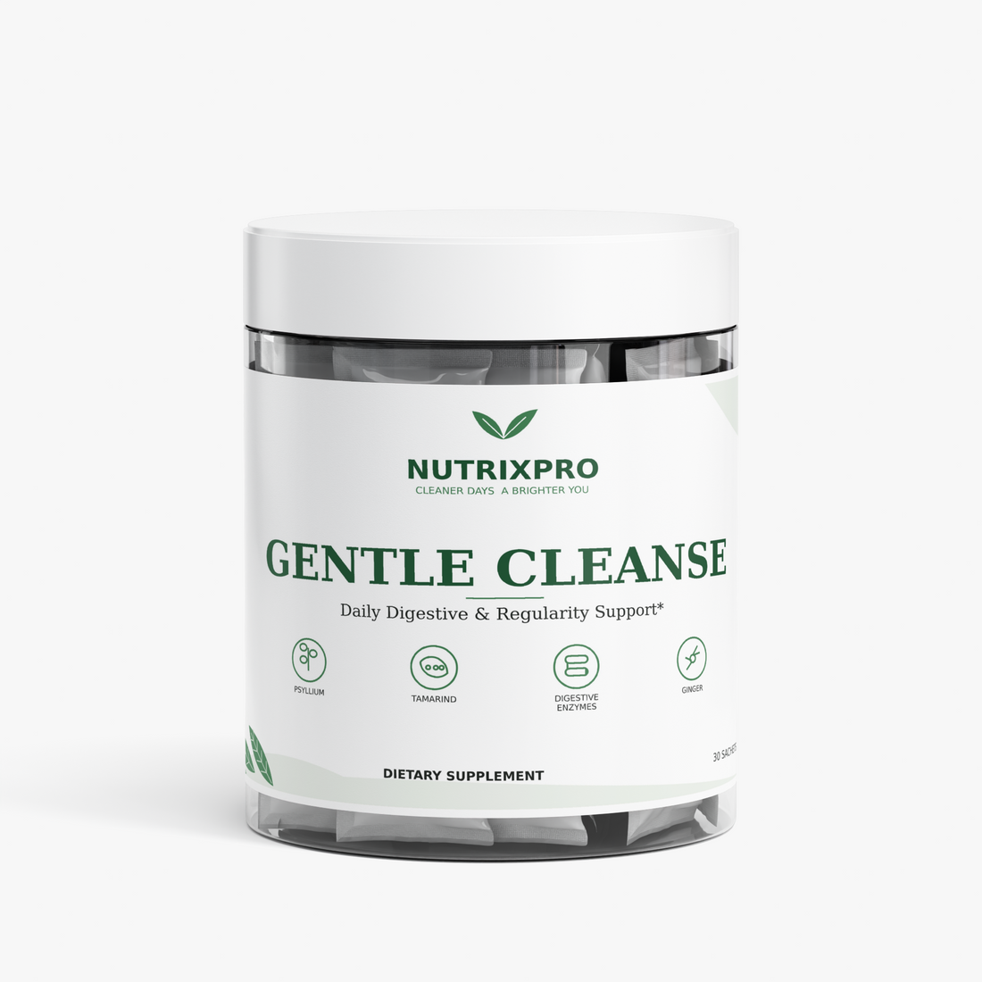 NutrixPro Gentle Cleanse digestive support supplement