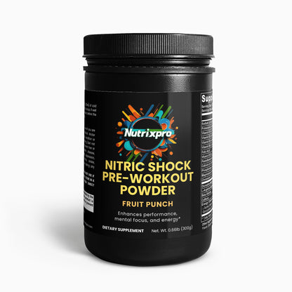 Nitric Shock Pre-Workout Powder (Fruit Punch)