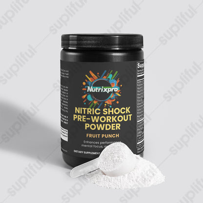 Nitric Shock Pre-Workout Powder (Fruit Punch)