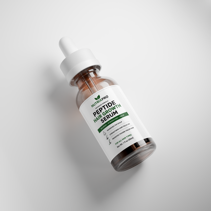 "Peptide Hair Serum with Rosemary & Eucalyptus – Daily Scalp Care for Fuller-Looking Hair, 1 fl oz – NutrixPro"