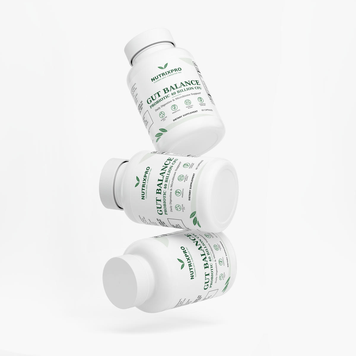 NutrixPro Gut Balance probiotic supplement facts and ingredients