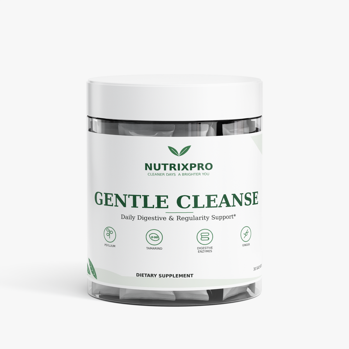 NutrixPro Gentle Cleanse digestive support supplement