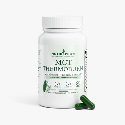 MCT Oil Capsules with L-Carnitine – Energy & Metabolism Support for Active Lifestyle – NutrixPro