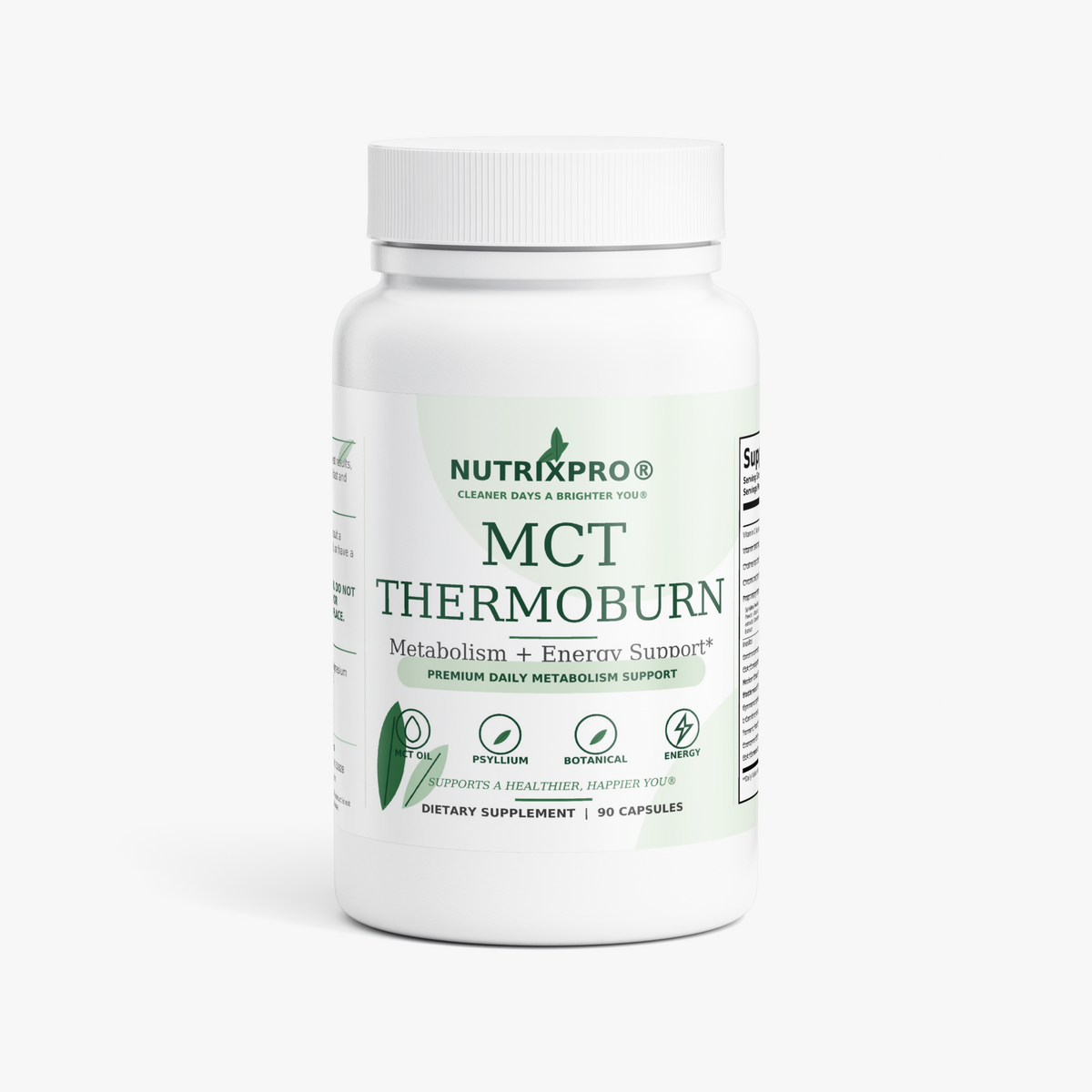 MCT Oil Capsules with L-Carnitine – Energy & Metabolism Support for Active Lifestyle – NutrixPro