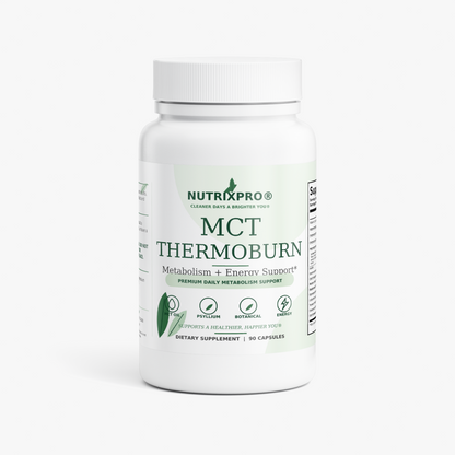 MCT Oil Capsules with L-Carnitine – Energy & Metabolism Support for Active Lifestyle – NutrixPro