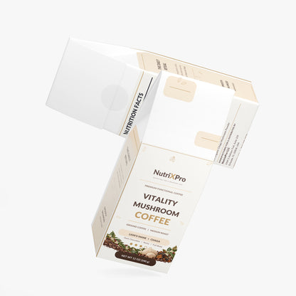 NutriXpro Vitality Mushroom Coffee (Medium Roast)- 34 Servings