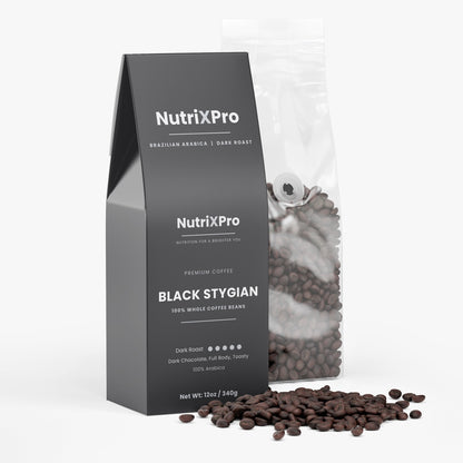 Black Stygian Dark Roast Whole Bean Coffee 12 oz