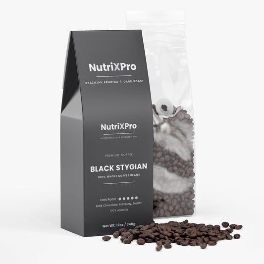 Black Stygian Dark Roast Whole Bean Coffee 12 oz