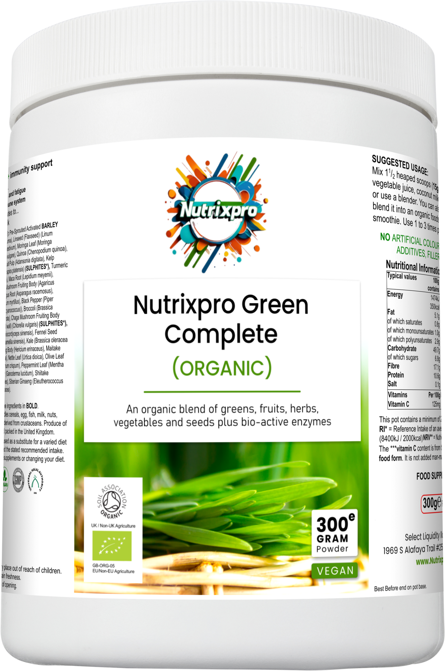 Nutrixpro Green Nourishing Organic supplements