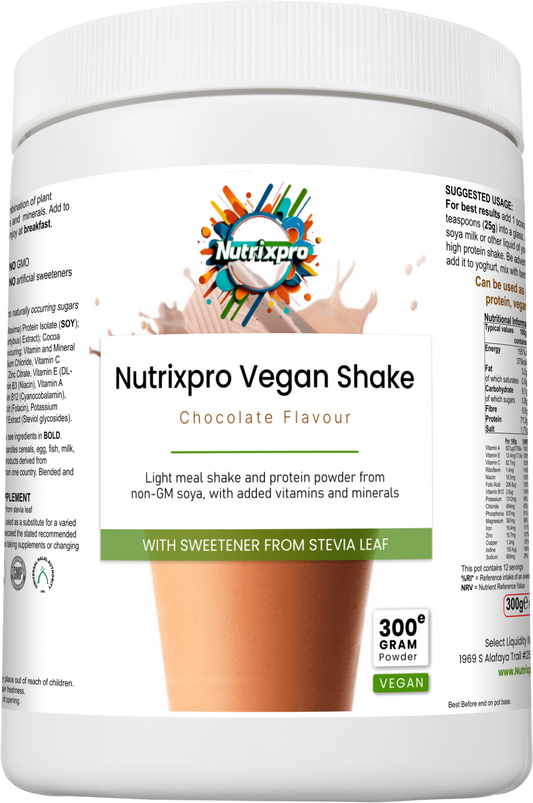 Nutrixpro Mealtime chocolate Vegan shake