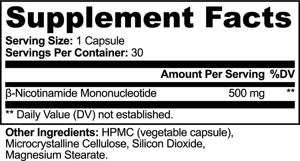 NutrixPro NMN product information image