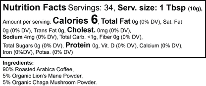 NutriXpro Vitality Mushroom Coffee (Medium Roast)- 34 Servings